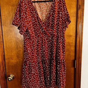 Red Polka Dot Women's Dress